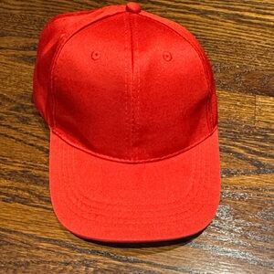 Vibrant Red Baseball Cap